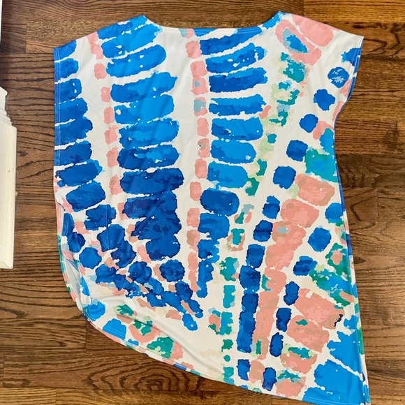 Playa Paisleys Mini Coastal Caftan - Picture 4 of 10